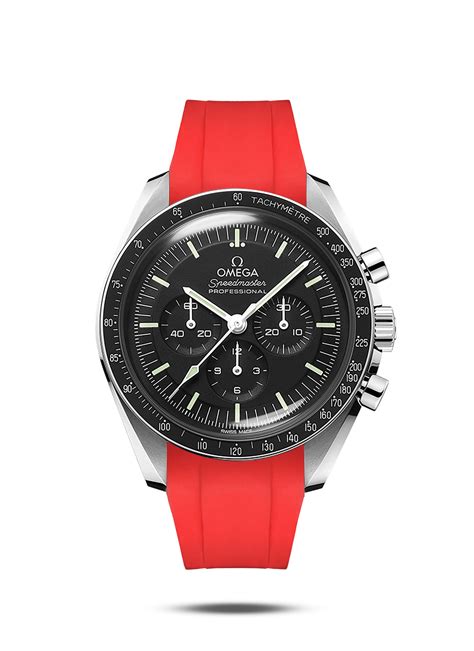 omega speedmaster professional rubber strap.